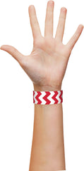 Waterproof Red Wristbands, 10-inch, 500-pk