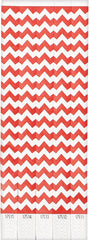 Waterproof Red Wristbands, 10-inch, 500-pk