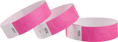 Solid Color Wristbands, Assorted, 10 inch, 500-pk