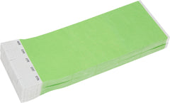Solid Green Wristbands, 10 inch, 500-pack