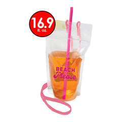 Vibrant Summer Drinkware Pouches, 12-pk