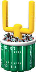 Football Field Goal Post Inflatable Cooler, Green/Yellow, 53-inch