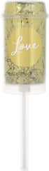 Congrats Love Metallic Confetti Poppers, Gold, 2-pk