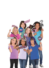 Disney Descendants, Plastic Fringe Scene Setter, Photo Booth Props, Purple, 36-inch, 20-pk