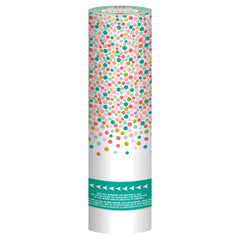 Happy Cake Day Metallic Confetti Poppers, Multi-Colored, 2-pk