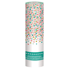 Happy Cake Day Metallic Confetti Poppers, Multi-Colored, 2-pk