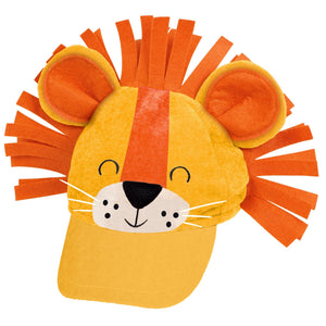 Get Wild Lion Hat, Orange/Yellow, One Size, 1-pk