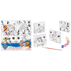 Nickelodeon PAW Patrol Color Your Own Canvas Kit, 11-pk