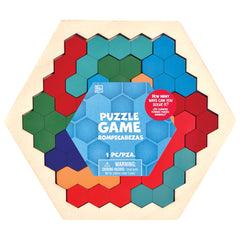 Hexagonal Wooden Puzzle Game for Kids