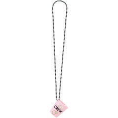 I Do Crew Shot Glass Beaded Necklace, Black/Pink, One Size, 6-pk
