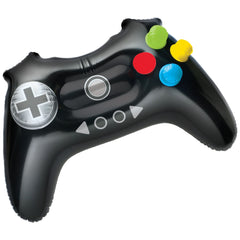Level Up Inflatable Game Controller, Black, for Birthday Party