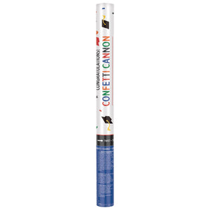Giant Metallic Confetti Cannon Popper, Multi-Colored, for Graduation