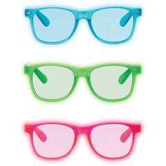 Summer Beach Life Glow In The Dark Glasses, 6-pk