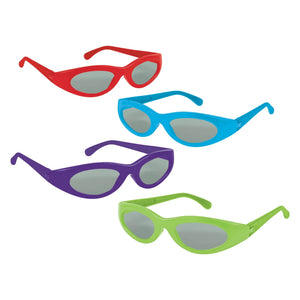 Sporty Wearable Glasses, Multi-Colored, One Size, 22-pk