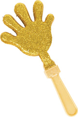 Glitter Hand Clapper Noisemakers, Black/Gold/Silver, 12-pk, New Year's Eve