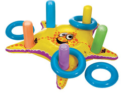 Starfish Inflatable Ring Toss Game, Multi-Colored, 11-pk