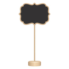 Elegant Standing Wood Chalkboard Sign, 4-pk