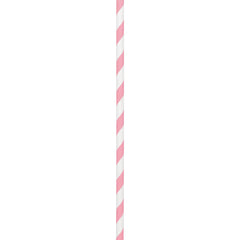 Pink Paper Straws - Eco-Friendly Drinkware Essentials, 50-pk