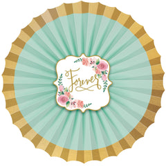 Mint to Be Bride to Be Buffet Table Decorating Kit, Mint/Gold, 9-inch, 23-pk