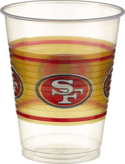 San Francisco 49ers Plastic Cups, 25-pk