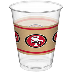 San Francisco 49ers Plastic Tumbler Cup, 25-pk