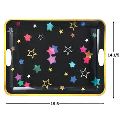 Starlight New Year's Eve Plastic Tray
