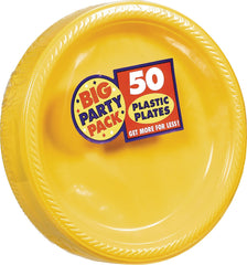 Big Party Pack Plastic Dessert Plates, 7-inch, 50-pk