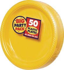 Big Party Pack Plastic Dessert Plates, 7-inch, 50-pk