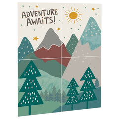Wilderness Adventure Scene Setter, 14.5 inch, 4-pk