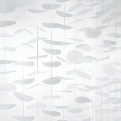Large White Tissue Circle Backdrop, 14-inch