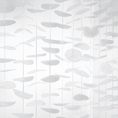Large White Tissue Circle Backdrop, 14-inch
