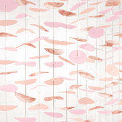 Rose Gold Tissue Circle Backdrop, 11 inch