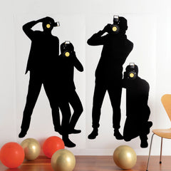 Awards Night Paparazzi Scene Setter Decoration, Black/White, 11.75-inch, 2-pk