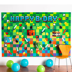 Pixel Party Scene Setter, Green, 8-inch, 7-pk