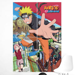 Naruto Shippuden Plastic Cardstock Scene Setter with Photo Booth Props Kit