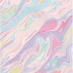 Pastel Marble Luncheon Napkins, 40-pk