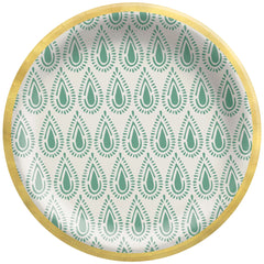 Artisan Crafted 6.75-inch Round Printed Paper Plate, 20-pk
