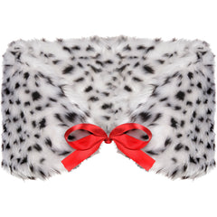 Disney 101 Dalmatians Cruella De Vil Faux Fur Spotted Shrug, One Size
