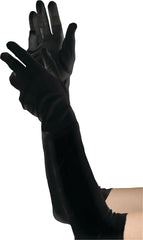 Kids' Elbow Long Gloves, Black, One Size, Wearable Costume Accessory