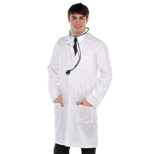 Doctor Lab Coat, White, One Size, Costume Accessory