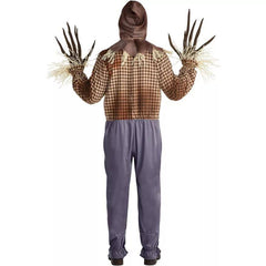 Men's Sinister Scarecrow Costume, Assorted Sizes