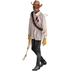 Men's Zombie Long Sleeve Shirt with Impaled Arrows, One Size