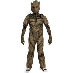 Kids' Marvel Groot Jumpsuit, Mask, Assorted Sizes