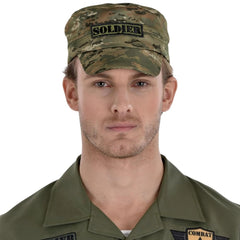 Unisex Soldier Hat Costume Accessory