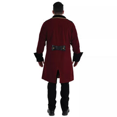 Men's Captain Pirate Costume Jacket, Assorted Sizes