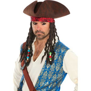 Pirates of the Caribbean Party Hat with Braids