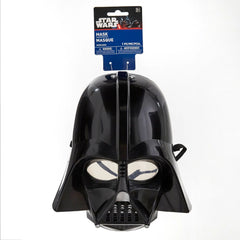 Star Wars Darth Vader Plastic Mask, Black, One Size