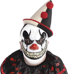 Freak Show Scary Clown Mask, One Size
