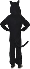 Toddler & Kids' Cat Black Jumpsuit with Hood, Assorted Sizes