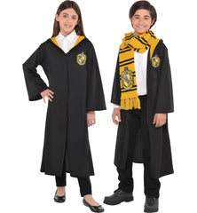 Kids' Harry Potter Hufflepuff Robe, Yellow/Black, Assorted Sizes